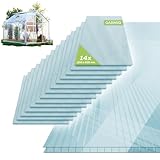GARMIO® 14x ACRI Hohlkammerstegplatten Gewächshausplatten 4mm 10,25 m²...