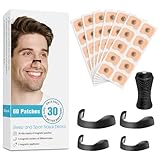 Magnetische Nasenpflaster (Starter Kit 30 Tage), Anti-Schnarch Nose Strips...