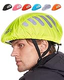 BTR Regenschutz für Fahrradhelm, winddichter Regenüberzug, atmungsaktiver...