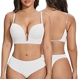 Joyshaper Damen Push Up BH Rückenausschnitt Tiefer Ausschnitt...