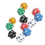 SUNGOOYUE Set für Mathematikausbildung, Tischspiele, 12 PCs Farbwürfel...