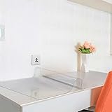 Transparente Schreibtischunterlage, rutschfeste PVC-Unterlage, 2 mm dick,...