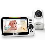 Blemil Babyphone mit Kamera und Audio 30 Stunden wiederaufladbare Batterie,...