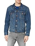 Wrangler Herren Classic Denim Jacket Jeansjacke, Blau (Mid Stone), 3XL
