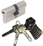 ABUS EC550 Profil-Doppelzylinder Länge (a/b) 30/30mm (c=60mm) mit 10...