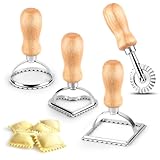 4 Stück Ravioli Ausstecher,Ravioli Ausstecher Former,Pasta Cutter...