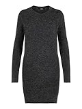 VERO MODA Mini Strickkleid Meliert Langarm Rundhals Regular Fit Kleid Kurz...