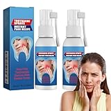 2 Stück Rapid Relief Dental Spray, Zahnschmerz Zahnfleisch Schmerzmittel...