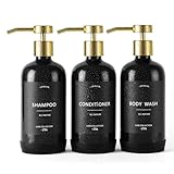 Janxin Shampoo- und Conditioner-Spender, nachfüllbare 600ml...