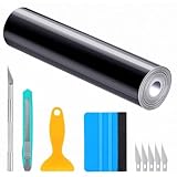 YAOBLUESEA Folie für Auto, Glanz Flexibel Wasserdichter Auto Vinyl...