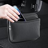 Plliocse Autotaschen-Organizer, Konsolen-Seiten-Organizer-Tasche, Leder,...