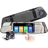 【2023 Version】 CHORTAU Spiegel Dashcam 4,8 Zoll Touch Screen Full HD...