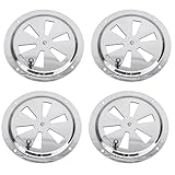 PRIOstahl Lüftungsrosette mit Lüftungsschieber Kiemenlüfter...