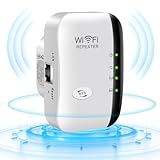 WLAN Repeater mit 300 Mbps - WLAN Verstärker WiFi Extender Booster 2,4GHz...