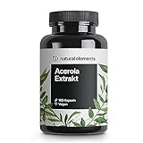 Acerola Extrakt mit Vitamin C – hochdosiert, vegan – 180 Kapseln für 6...
