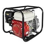 Benzin Wasserpumpe 4800W Schmutzwasserpumpe 2 Zoll Anschluss Durchfluss...