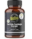 Biotiva Garcinia Cambogia Extrakt Bio hochdosiert 120 Kapseln - 2...