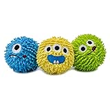 HugSmart Pet Stachel-Monster, 2-in-1 Plüsch und quietschender Stachelball...