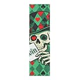 voucong Green Hat Skateboard-Griptape, blasenfrei, 84 x 22,9 cm, Lijas Para...