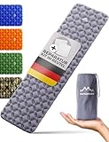 Alpenwert® Isomatte Outdoor [Kleines Packmaß & Ultraleicht] Luftmatratze...