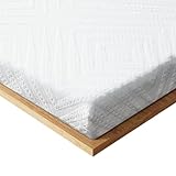 Topper 90x200 cm – 7cm Höhe, Wendbar H2 & H3 Härte, Gel-Schaum & Visco...