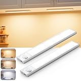 BKXCHA Schrankbeleuchtung Led Lampe mit Bewegungsmelder, 22cm 76 LEDs...