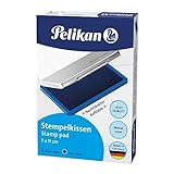 Pelikan 331017 Stempelkissen Nr. 2, getränkt, 7 x 11 cm, blau (Frustfreie...