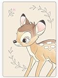 Disney Bambi Fleecedecke Schmusedecke Kuscheldecke 100 x 140 cm