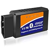 OBD2 Bluetooth Diagnosegerät Scanner Code Leser für Android Windows, Auto...