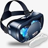 VR Brille Handy Virtual Reality mit Fernbedienung, 3D VR-Brille Erleben Sie...