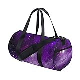 Stars Planet Galaxy Space Sports Duffle Bag Gym Bag Travel Duffel with...