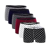 Libella® Panties Boxershorts Damen 6er Pack Hipsters Damen Unterhosen...