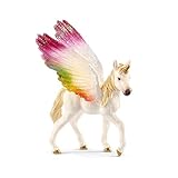 schleich 70577 Geflügeltes Regenbogeneinhorn, Fohlen, für Kinder ab 5-12...