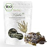 Kombu Algen Blätter Bio Kelp Atlantik Getrocknet (Wildsammlung Roh Vegan)...