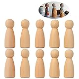 20 Stück 65 mm Figuren Holzfiguren, DIY Holzfiguren Hochzeit Geburtstag...