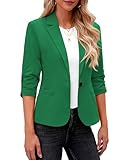 Roskiky Jacket Damen Blazer Jacke Damen Frühling Blazer Grün Damen Blazer...