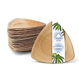 onlyleaf Palmware - nachhaltige Palmblattteller I Bio Einwegteller...