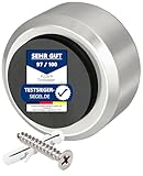 PLURI - Premium Türstopper Wand Edelstahl [1er Set] - GRATIS...