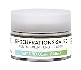Regenerations-Salbe für Muskeln und Gelenke mit CBD (Cannabidiol) Gel 50...