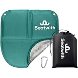 Seatwith Faltbares Iso-Sitzkissen (40x40cm) mit Wärme isolierender ALU...