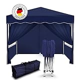 Kronenburg Faltpavillon wasserdicht Dachmaß 3 x 3 m UV Schutz 50+ Pavillon...