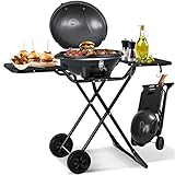 KESSER® elektrischer Elektrogrill 2in1 Tischgrill - Standgrill mit Deckel...