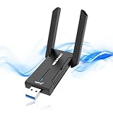 NEWFAST 5400Mbps USB WLAN Stick for PC,WiFi 6E WLAN Adapter Mit 2 * 5dBi...