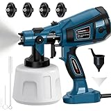 SternSinn 850W Farbsprühsystem, HVLP Lackierpistole Elektrisch mit 4...