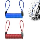 EUYKQNOI Fahrradschloss Kabel ABUS Schlaufenkabel 2er Pack,Premium...