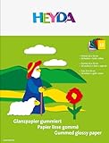 Heyda Glanzpapier 22 x 25 cm 80 g sort