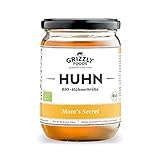 Grizzly Foods • BIO Hühnerbrühe (6 x 500ml) • 100% natürlich •...