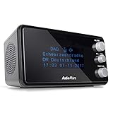 AudioAffairs Digitaler Radiowecker DAB+ | UKW/FM | dimmbares Display |...