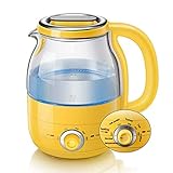 Wasserkocher, Wasserkocher, Glas-Wasserkocher, Temperaturregelung, 1200 W,...