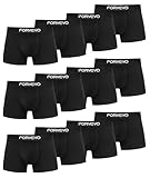 FORVEVO Boxershorts Herren Baumwolle Unterhosen Männer Unterwäsche...